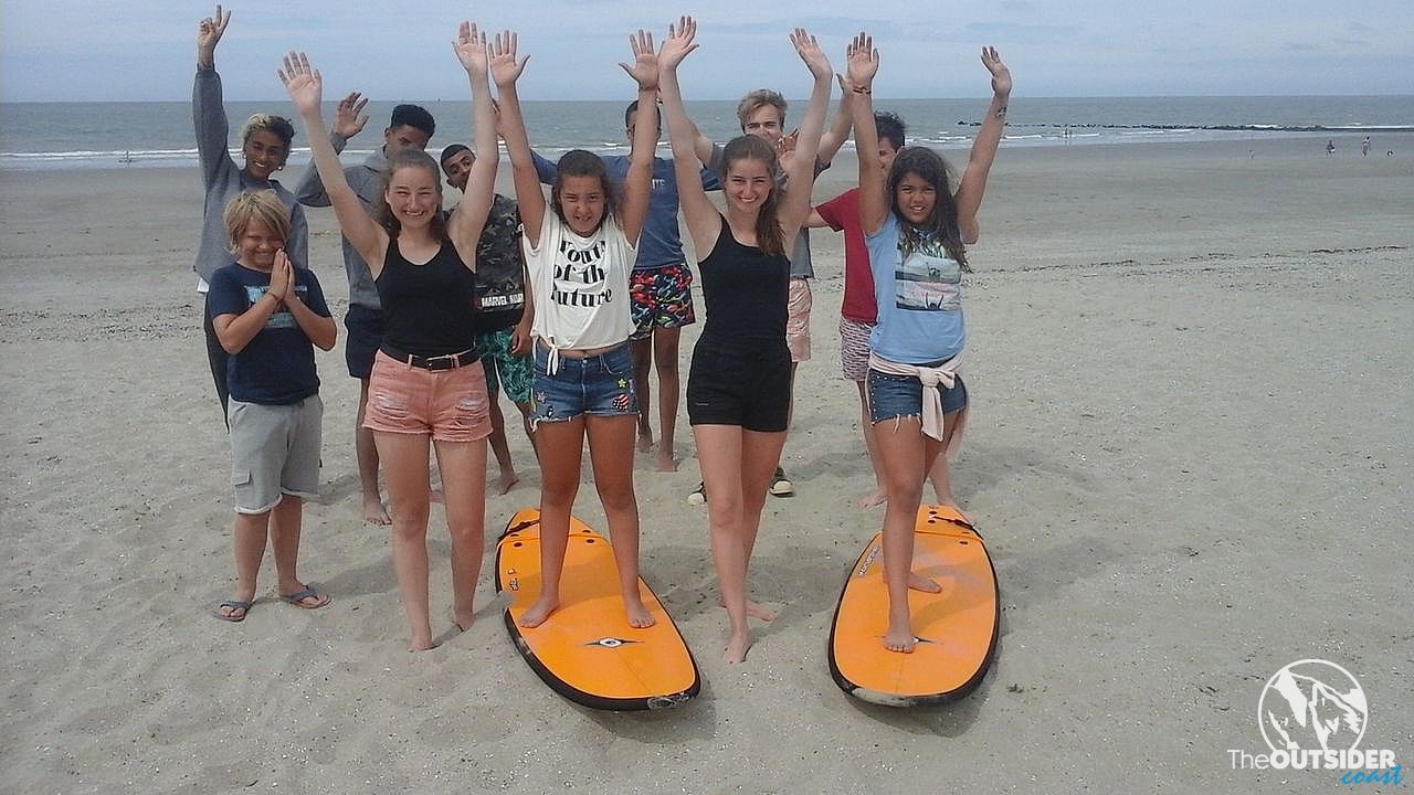 Surf des vagues Ostende