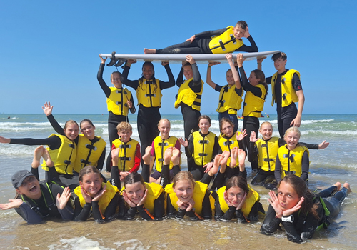 sportkamp aan zee