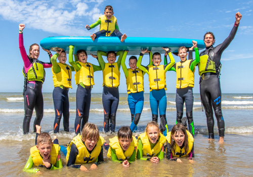 sportkamp aan zee