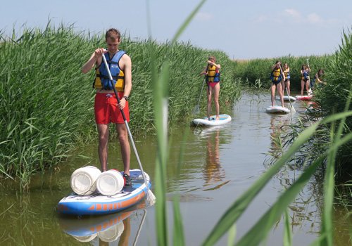 Stand-Up Paddle à travers les Polders